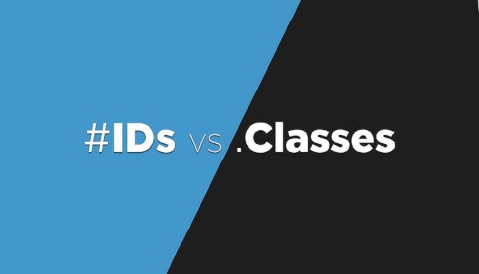 Difference Between id and class